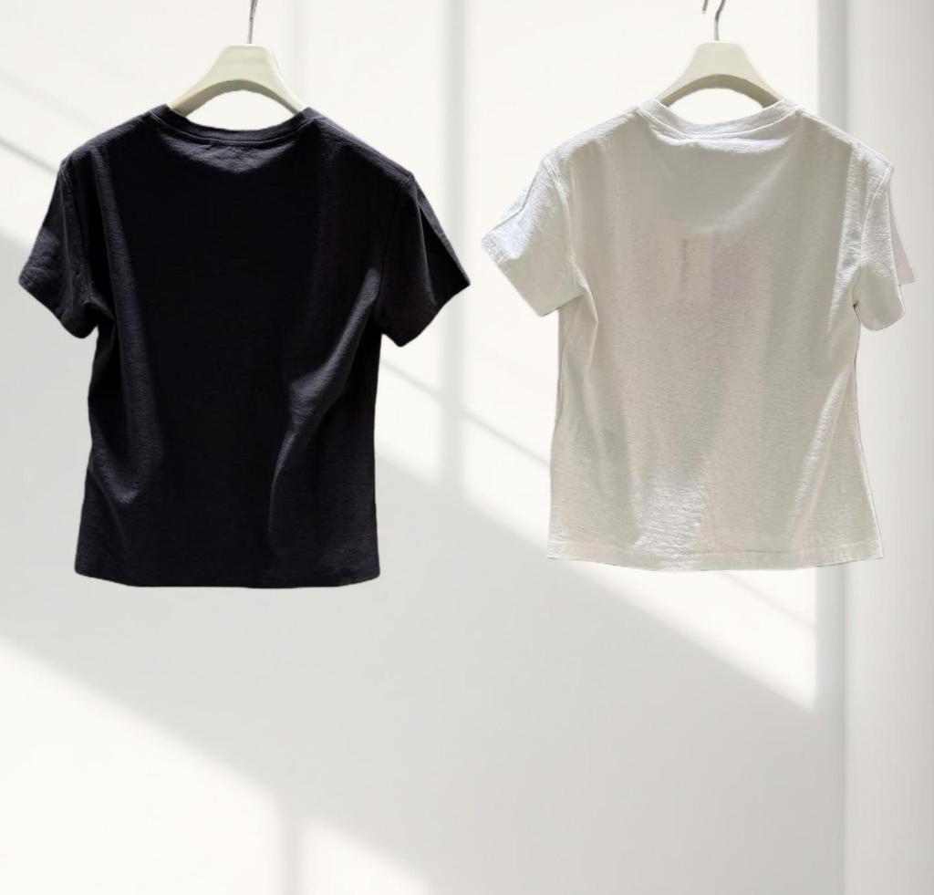 Women's Spring/Summer White Long Sleeve Letter Print Loose T-shirt