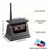 WIFI Wireless Rear View Backup Camera Solar Powered Energy Magnet Reverse Cam with AHD 5"  Monitor for Camper Truck Trailer
