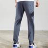 Anta Solid Color Slim Fit Logo Print Straight Leg Casual Pants Men Bottoms Gray 952227512-1