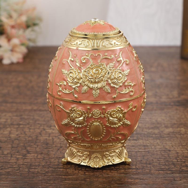 Automatic Push-Type Toothpick Box Engraving Rose Alloy Platinum Toothpick Organizer Holder European Style Decoration Unique Gift