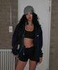 LMC Label Short Beanie Black