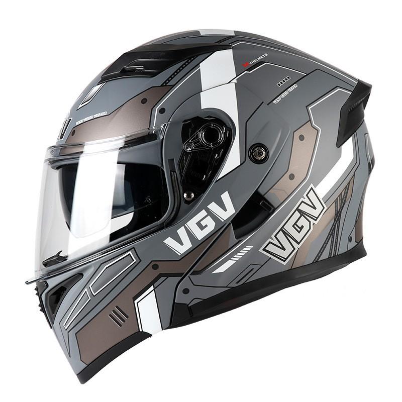 DOT CCC Certified Modular Motorcycle Helmet Men Women - ABS Full Face Flip-Up Street Commute Off-Road Use