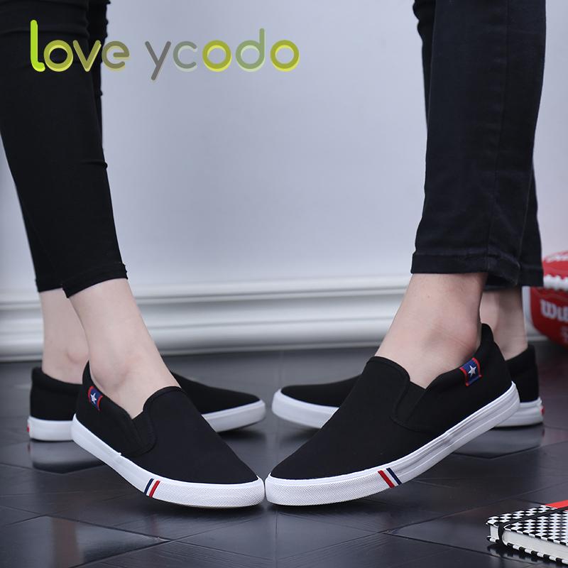 Herren- und Damenpaare Sommer leichte Freizeit-Slip-On-Leinwandschuhe, Schuhgröße 35-47