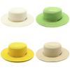 Classic Irish Straw Hat With Wide Brim For Summer Sun Protection And Breathability