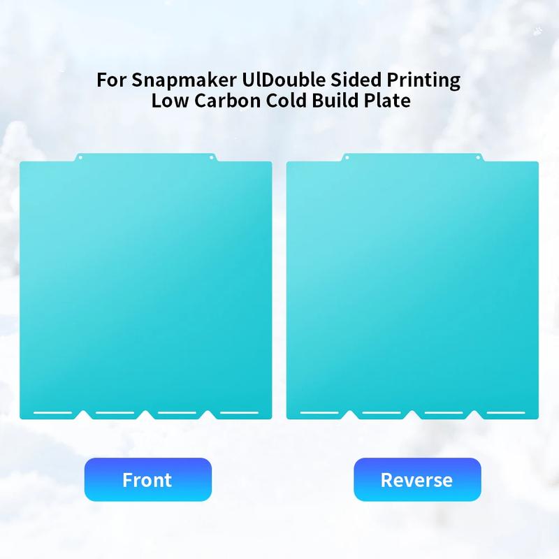 Für Snapmaker U1 Bauplatte OMG Kaltplatte PLA PETG Niedrigeres PETG PLA Temperatur Strom Sparen Maschinenlast Reduzieren Fast Glatte Oberfläche