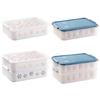 Space Saving Egg Storage Container Egg Holder for Refrigerator Organizes