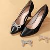 Shimmering Shoe Flower Clip Stylish Shoe Clip with Removable Gems Eye Catching Bowknot Shoe Accessory for Parties Dates