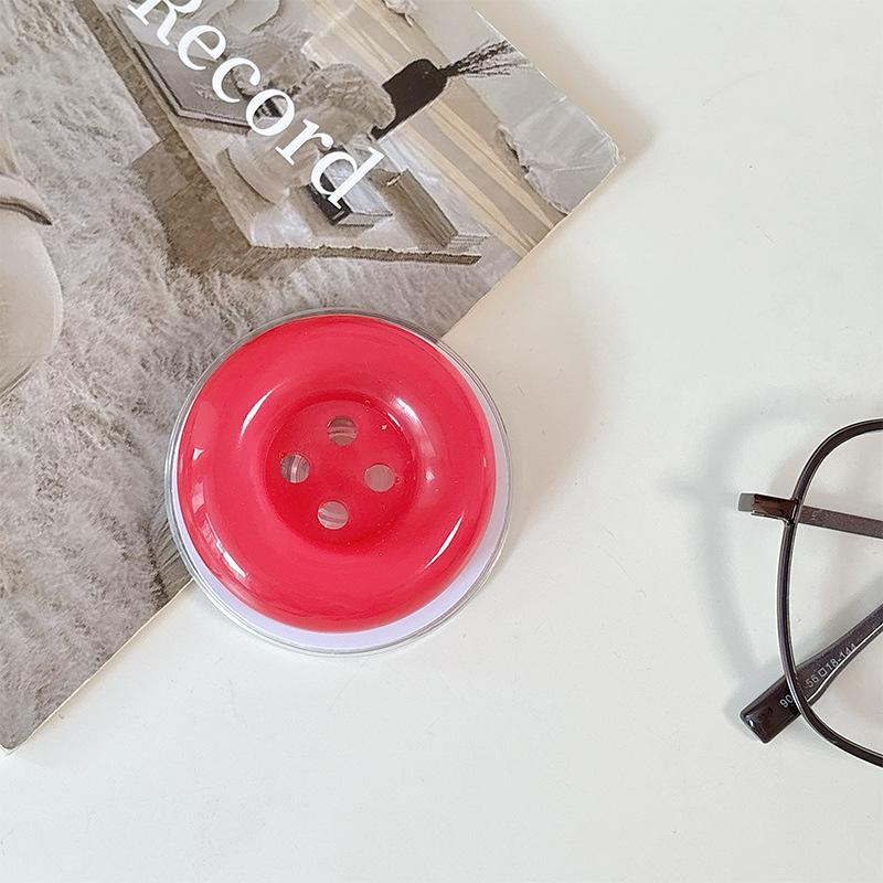 Candy Button Telescopic Air Cushion Ring, Mobile Phone Airbag Bracket, Magnetic Desktop Support, Niche Accessories, Decorations