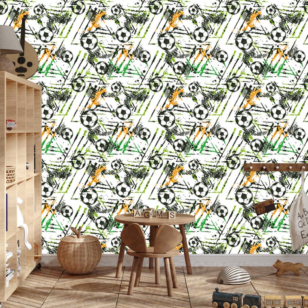 Wallpaper Wall for and football for living room and bedroom 50x1000