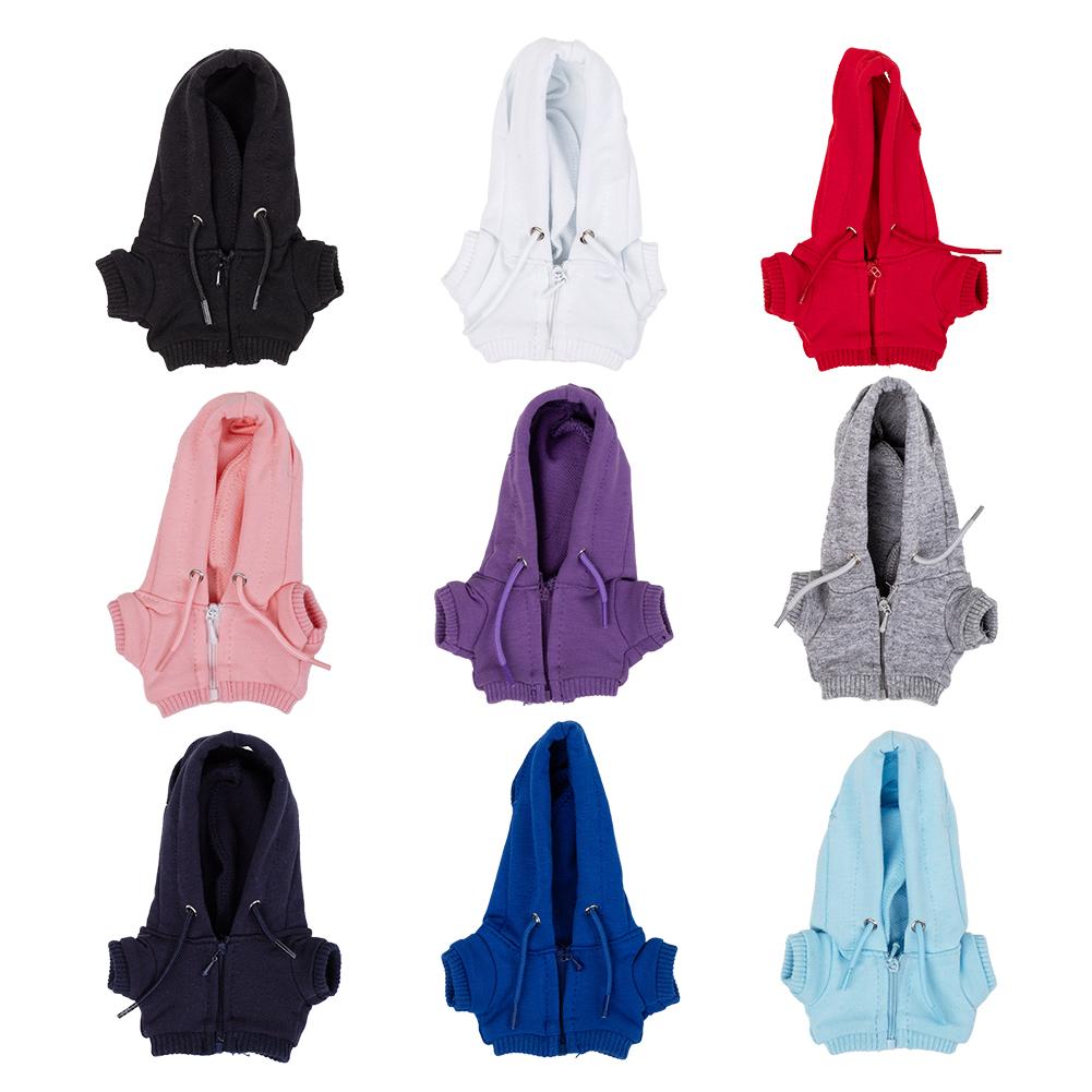 Für 17cm Labubu Puppenkleidung Modekleidung Hoodies Puppenkleidung Farblich passende Hoodies Puppenzubehör Niedliche Dekoration Kleine Kleidung
