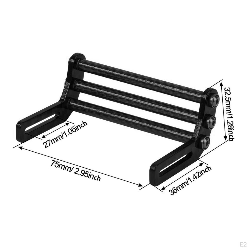RC Car Anticollision Front Bumpers 75mm 1/10 Easy To Install Sturdy Upgrade Accessories for Vehicles