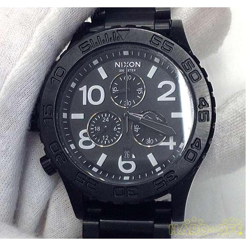 Used NIXON THE42-20CHRONO Quartz Analog Watch