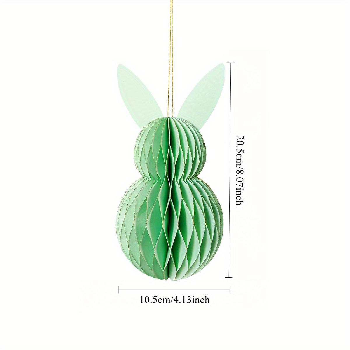 

1 шт. Подвеска в виде сотового шара с пасхальным кроликом, Подвеска для украшения вечеринки, Украшение для вечеринки по случаю дня рождения, Подвесной аксессуар для домашнего декора