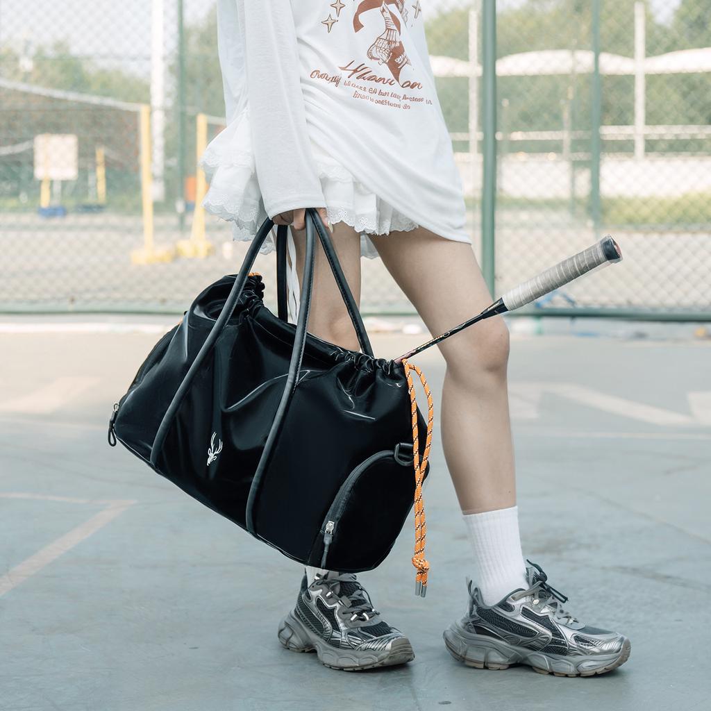 Simple badminton racket bag tennis racket bag competition daily sports satchel new short trip luggage storage bag