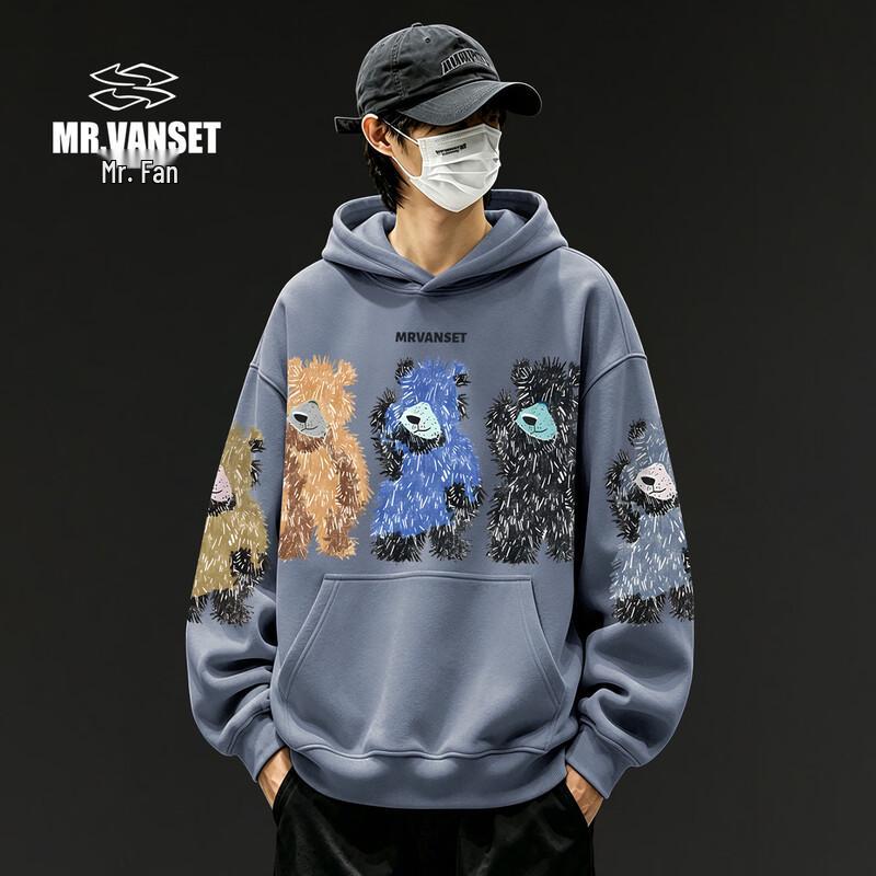 VAALEADING Casual Hip-Hop Graphic Hoodie