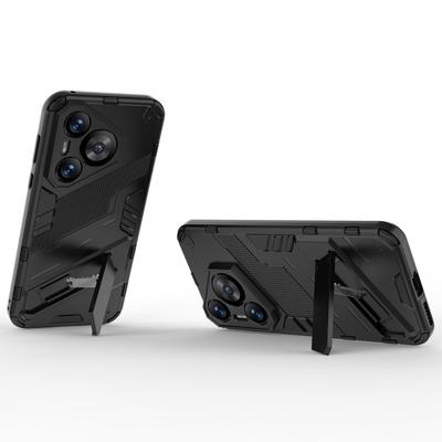 For Huawei Pura 70 Kickstand Case PC+TPU Dual Layer Protection Phone Cover