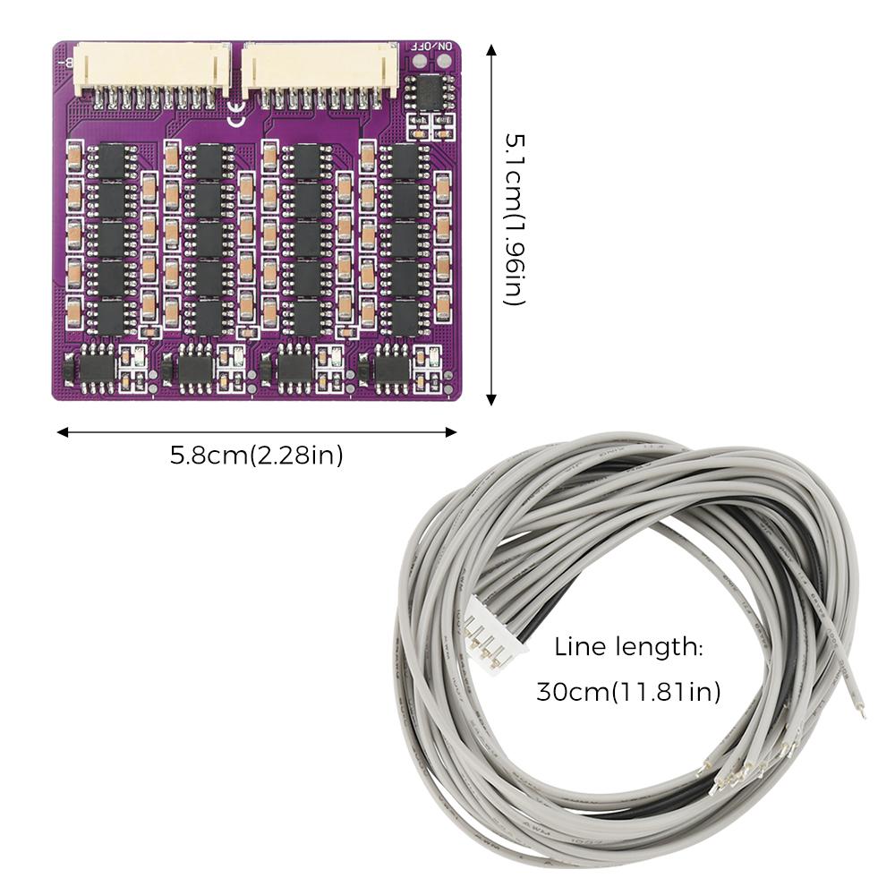 BMS 1.5A 3S 4S 5S 6S 7S 8S 14S 17S 21S Li-ion Lifepo4 LTO Lithium Battery Active Equalizer Balancer Board Balance Capacitor