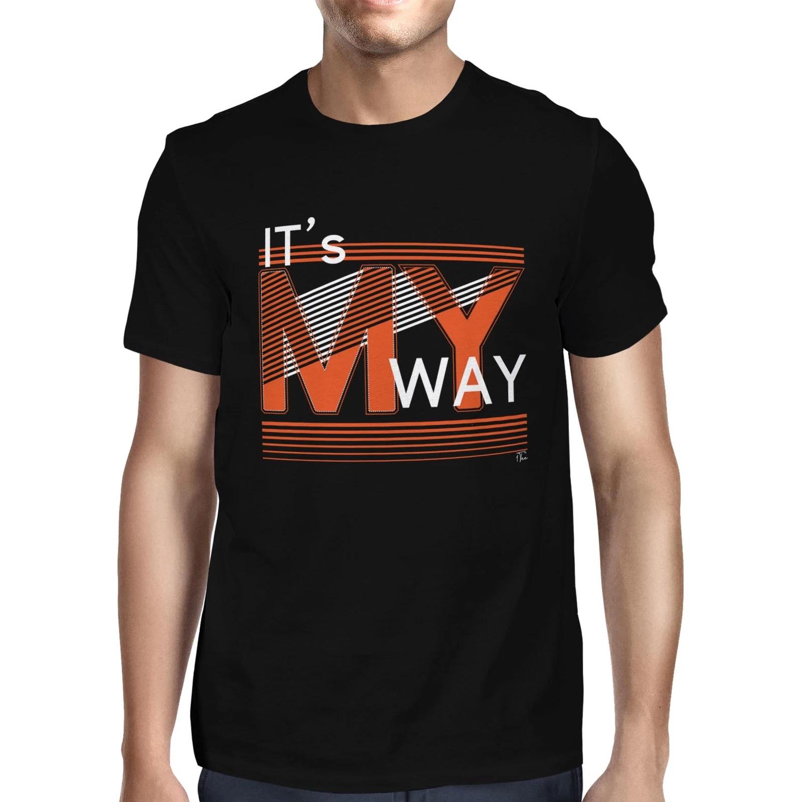 1Tee Mens It s My Way Slogan T-Shirt XXXL