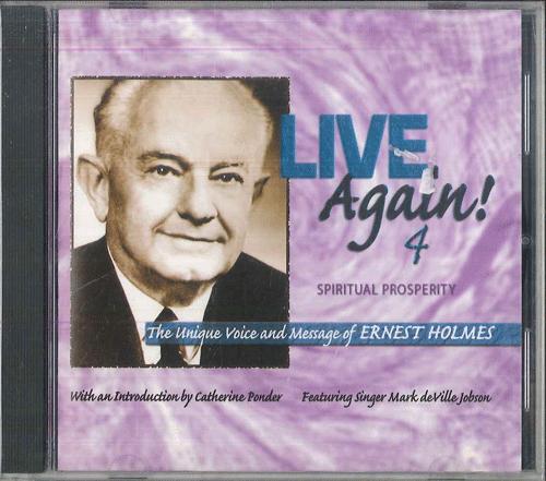

CD ERNEST HOLMES Live Again 4 the Unique Voice and NONE RELIGIOUS SCIEN 2003 US Music Others Used