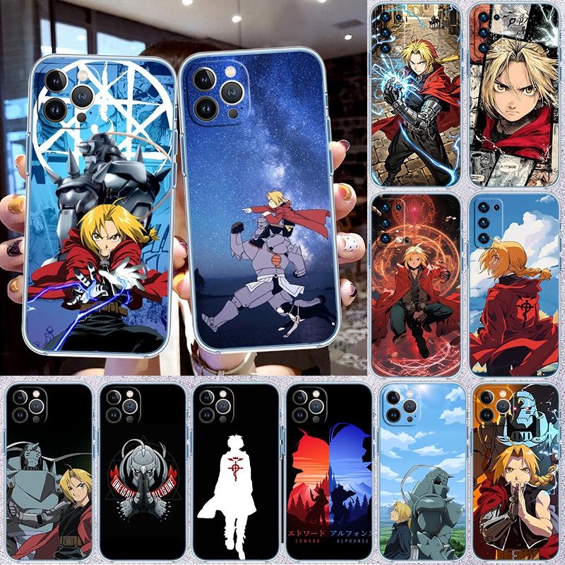 BH23 Fullmetal Alchemist Transparent Phone Case for Motorola Moto Edge 20 30 40 50 S30 Fusion Ultra Pro Neo Lite + G200 G23