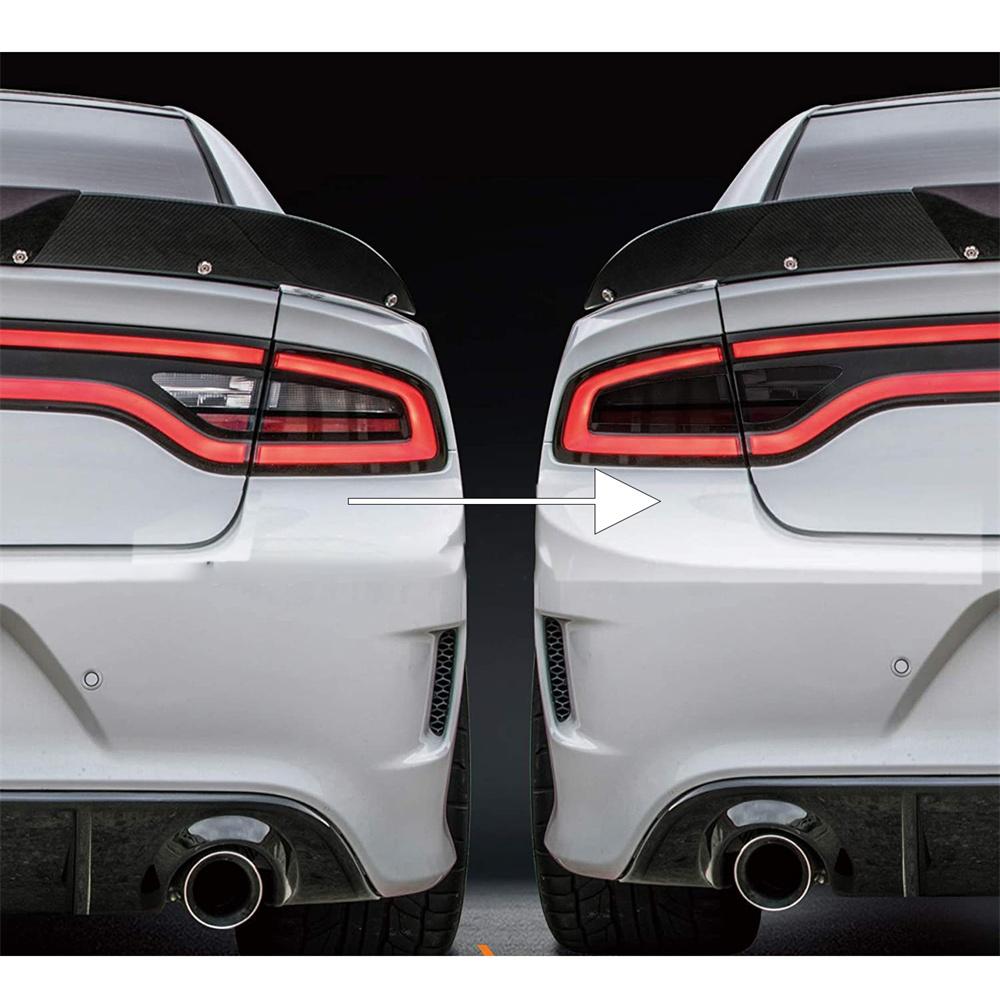 Smoked Tail Light Overlays for Dodge Charger (2015+)