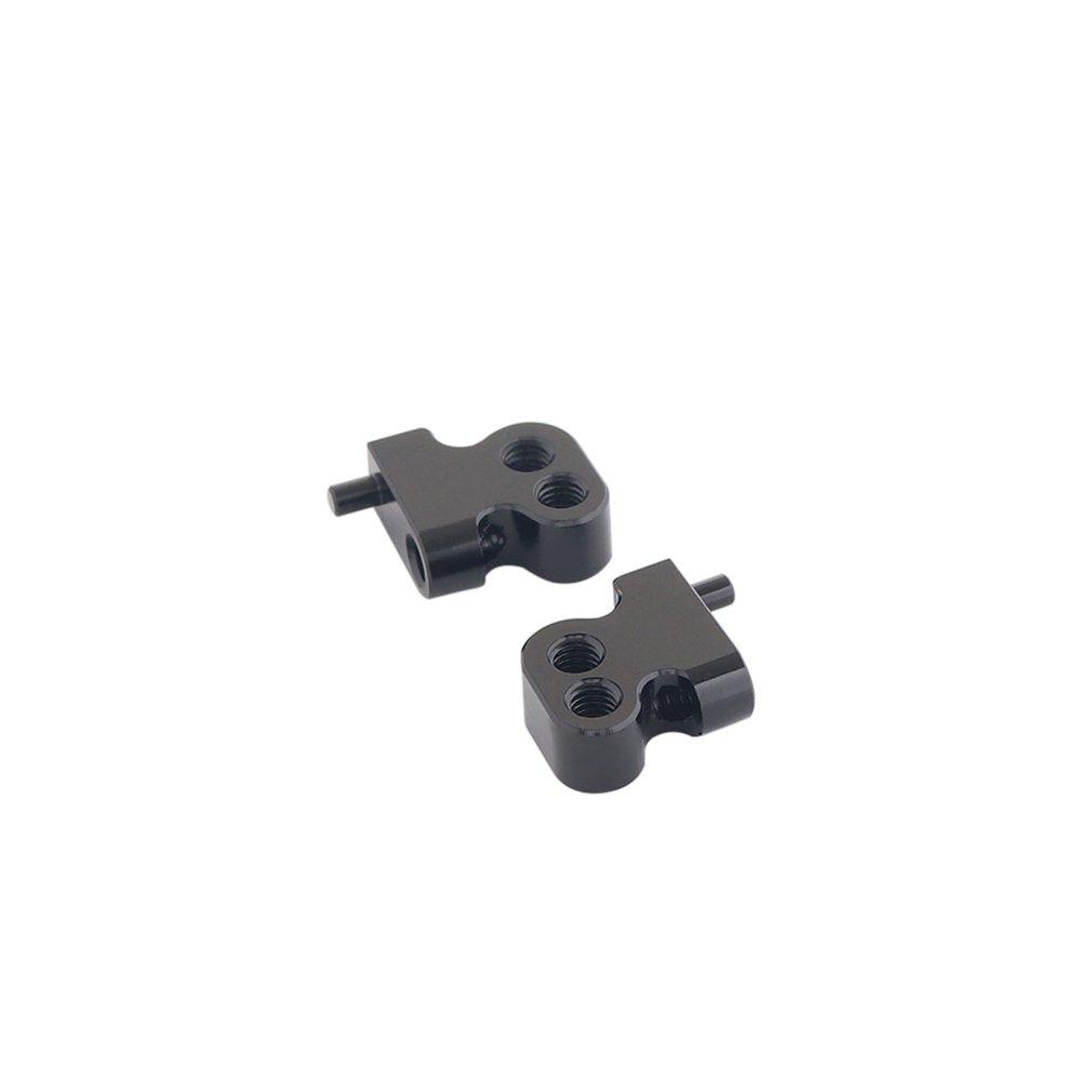 CrazyRacer Supporto Ammortizzatore Posteriore In Alluminio Per RC 1:10 Tamiya CC01 CC-01 - Argento