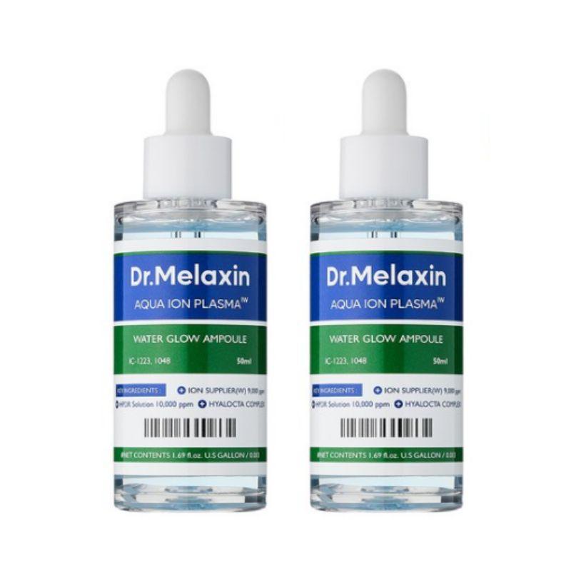 Dr. Melaxin Aqua Ion Plasma Moisture Ampoule 50ml x 2pcs – Deep Hydration & Moisture Boosting Facial Serum Set