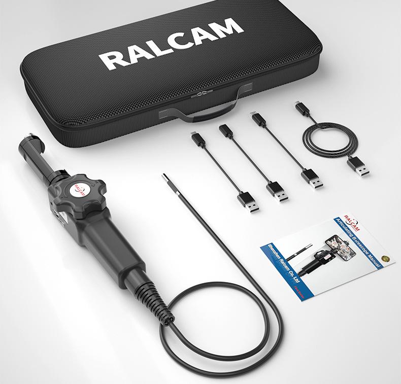 RALCAM/RuiKan High-Temp 360° Handheld Automotive & Industrial Endoscope