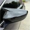 Car Sticker Rearview Side Mirror Cover Wing Cap Exterior Door Rear View Case Trim Carbon Fiber Look Compatible With Mazda 6 Atenza 2014-2017(Gloss