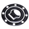 Carbon Fiber Oil Tank Cap Motorcycle Fuel Gas Covers Pad Stickers for Suzuki GSXR 600 750 1000 1300 5/8 Holes