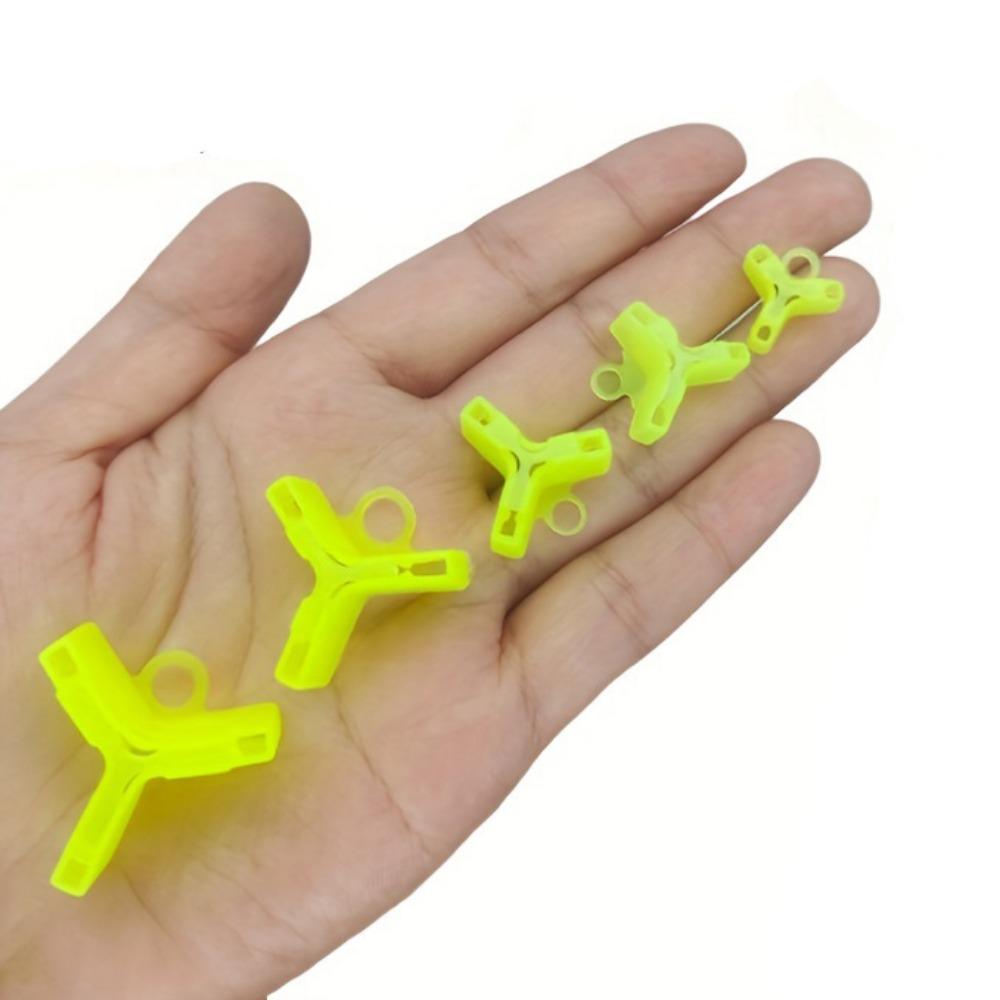 50 Stück Angelhaken Kappe Drillingshaken Schutzhülle Set Sicherheitshaken Schutzhüllen Kunststoff 1-5# Köder Angelzubehör