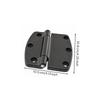 PowderCoated Door Hinge with VibrationDamping Strip HeavyDuty for Modified Vehicles, Control