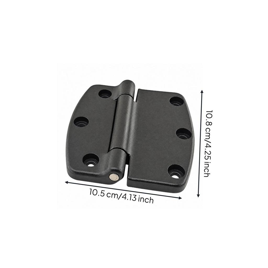 PowderCoated Door Hinge with VibrationDamping Strip HeavyDuty for Modified Vehicles, Control