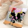 Rooster Doodle Art Pillow Case Sofa Decorative Home Double-sided Print Plush Square Throw Pillow Covers Cushion Decor Cover