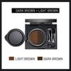Two-color Air Cushion Eyebrow Powder Color Waterproof and Sweat-proof Long-lasting Eye Brow Cream