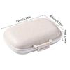 8 Grids Mini Pill Case Plastic Travel Medicine Box Cute Small Tablet Pill Storage Organizer Box Holder Container Dispenser Case