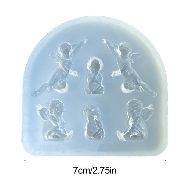 Multifuntional Silicone Mold Silicone Craft Molds Angel Shape Nail Art Decoration Moulds Suitable for Making Crafts
