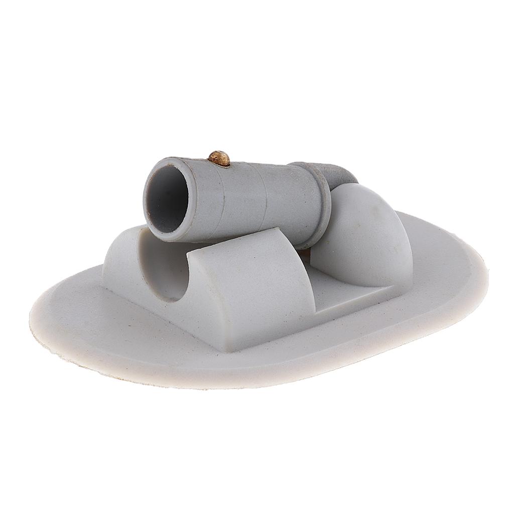 PVC Awning Sun Shelter Mount Fitting for Speedboat Fishing/ Inflatable Boat Marine Hardware Black Gray