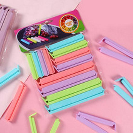 12-Piece Kitchen Sealing Clip Set: Large, Medium, Small Sizes for Tea and Food Bags
