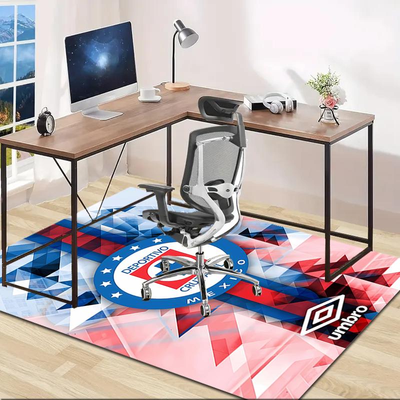1pc Football Team Design Area Rug - Non-Slip, Soft & Cozy Floor Mat for Living Room, Bedroom, Office - Indoor/Outdoor Decorative Carpet