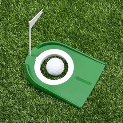 Golf Putting Cup Golf Training Putters Hole with Flag Golf Putting Training Aids Golf Putting Disc for Indoor Outdoor