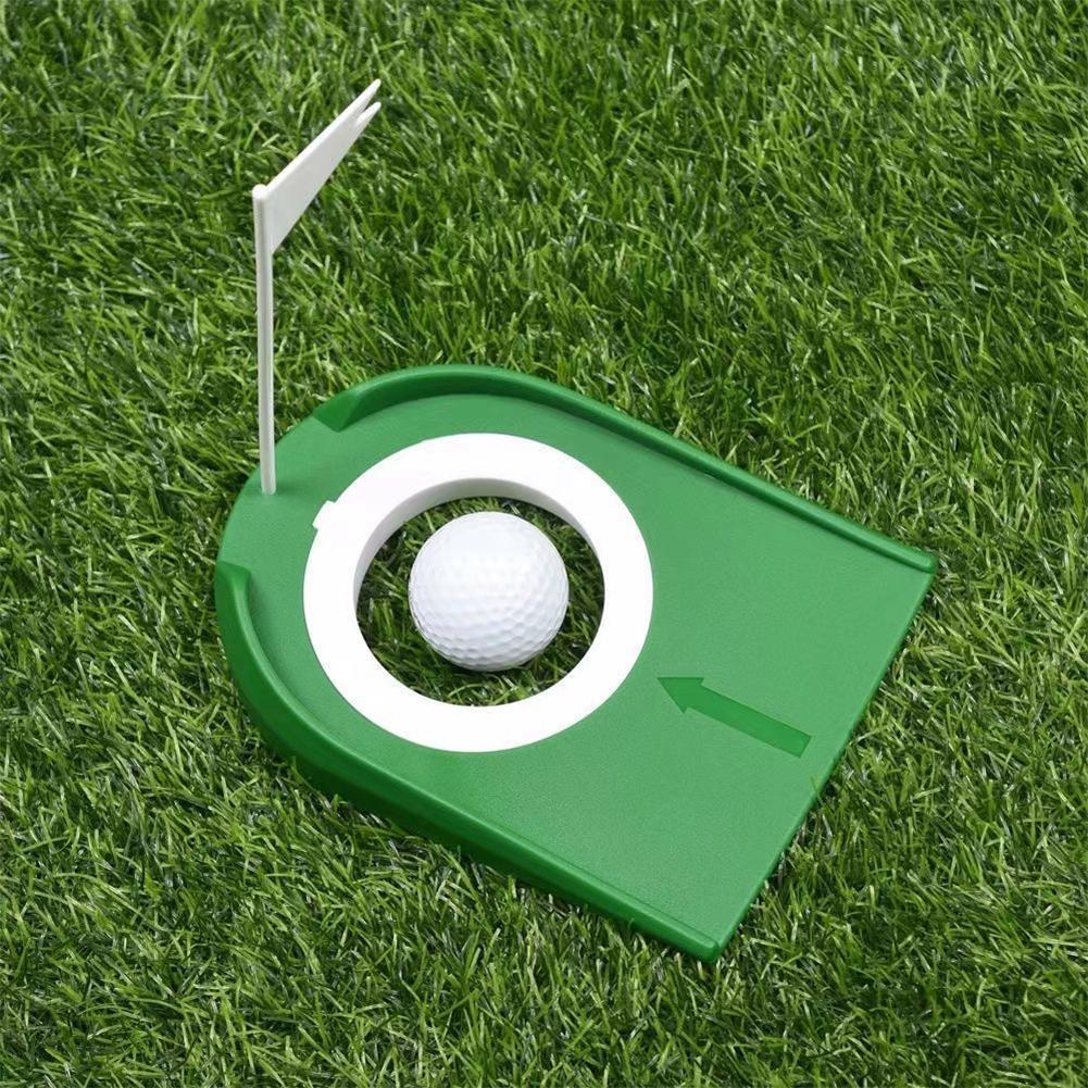 Golf Putting Cup Golf Training Putters Hole Golf Putting Disc Golfs Practice Hole Cups Auxiliary Tool for Home Office Yard Lawn
