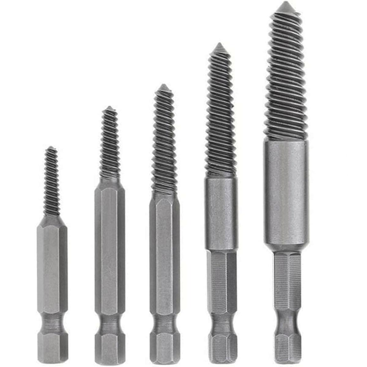 

5/6 шт., сломанный болт, поврежденный винт, набор экстракторов для легкого извлечения болтов, набор для извлечения водопроводных труб, набор экстракторов винтов.