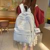 Schoolbag Japanese Simple Ins Niche Schoolbag Girls, Junior High School High School College Students Backpack Light Commuter Travel Backpack