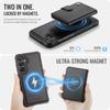For Samsung Galaxy S25 Case JEEHOOD J09 RFID Blocking Card Holder Leather Back Phone Cover Magnetic Case
