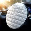 Auto-Lenkrad-Sonnenschutzabdeckung mit Beschichtung Hitzeschutz Innenraumschutz für den Sommer - Kariert A Mittlere Dicke