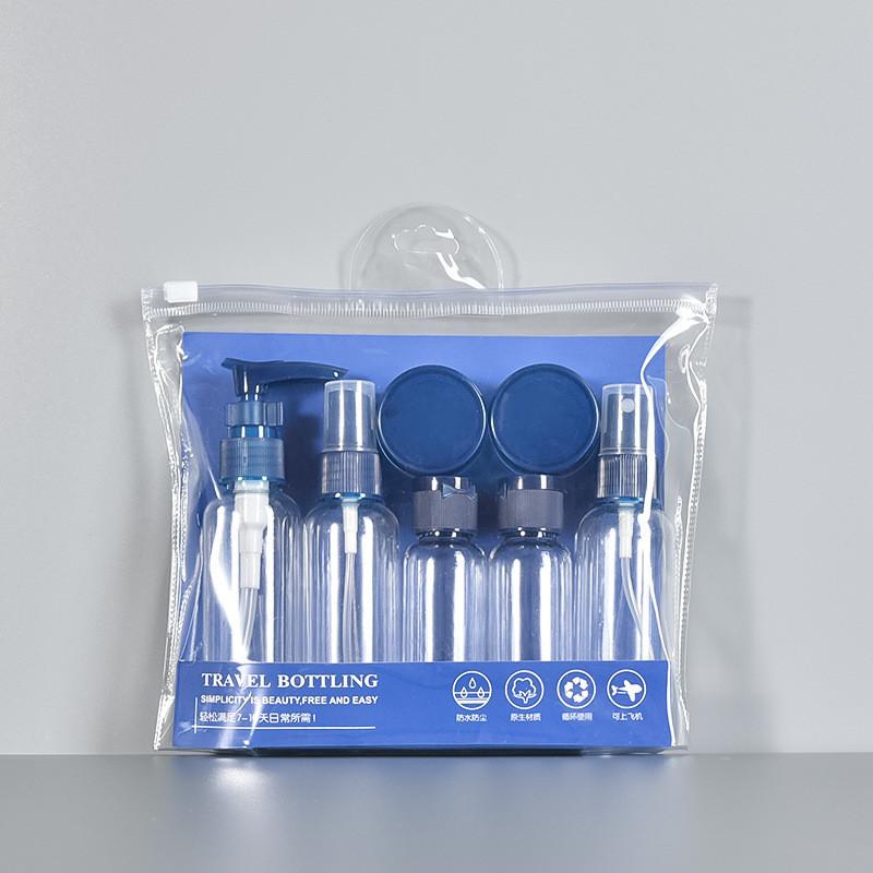 7pcs Makeup Travel Dispenser Portable Toiletry Kit Pressed Spray Tools Bottle