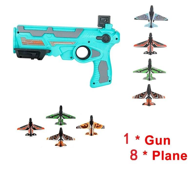 

Игрушечная катапульта для запуска самолета, игрушечный самолет, самолет для детей, самолет, катапульта, пистолет, игра для стрельбы, спортивные игрушки на открытом воздухе green gun 8 plane