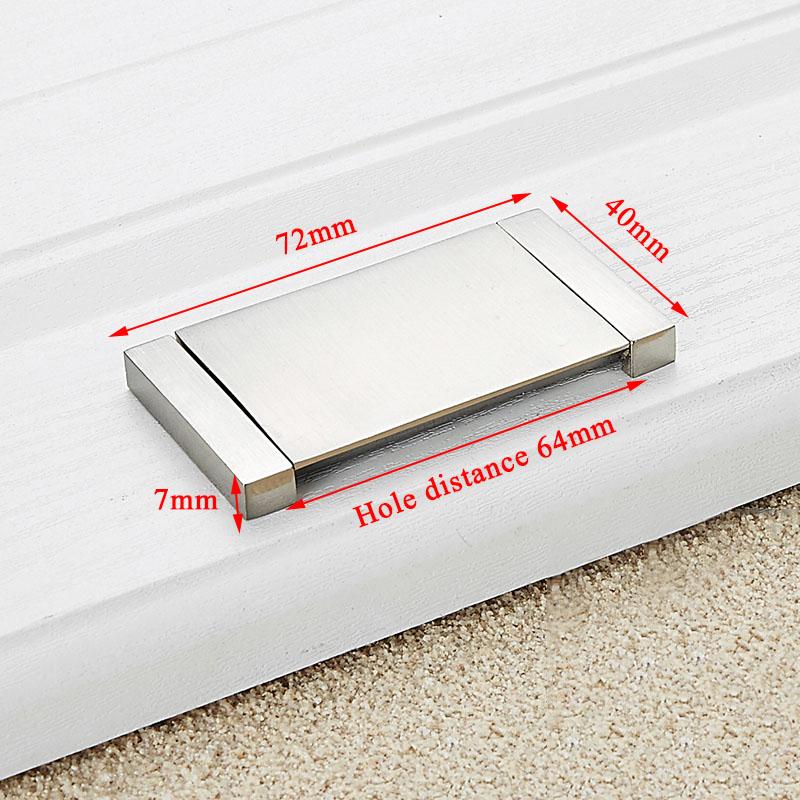 KAK Zinc Alloy Modern Cabinet Handles Kitchen Cupboard Door Pulls Drawer Knobs Handles Wardrobe Pulls Furniture Handle Hardware