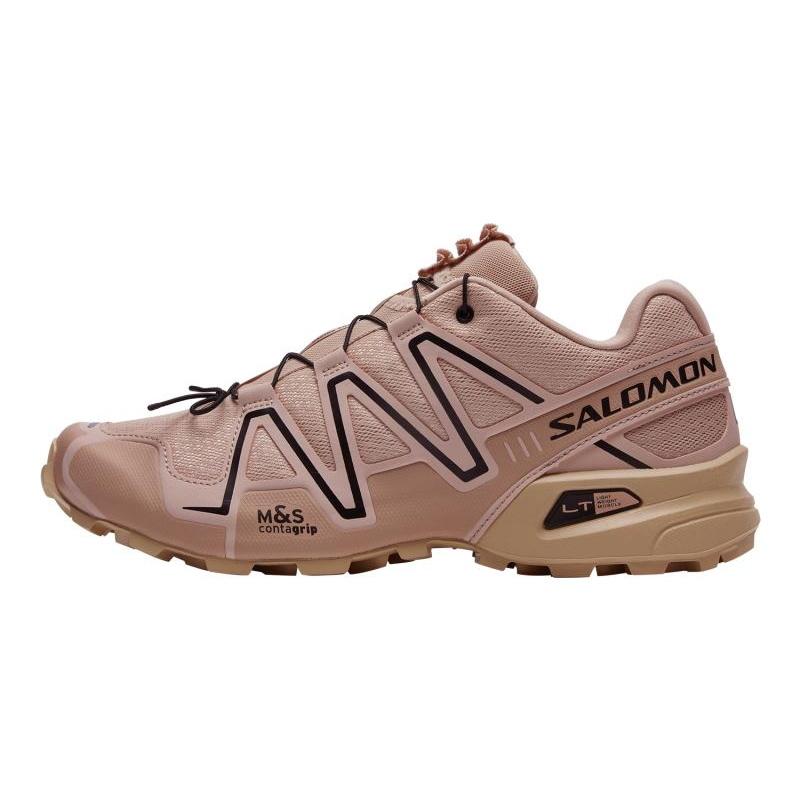 SALOMON Scarpe da Corsa Speedcross 3 Unisex Basse Colore Mogano Rosa Rosso/Nero/Marrone Chiaro Sneakers 477948